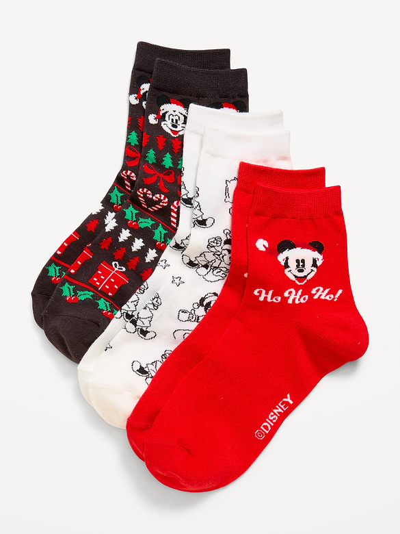 Disney© 3-Pack Crew Socks for Women