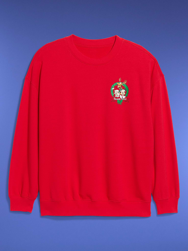 Image 7 of 8, Old Navy x Disney Oversized Graphic Sweatshirt for Women, All-Access Cardmember