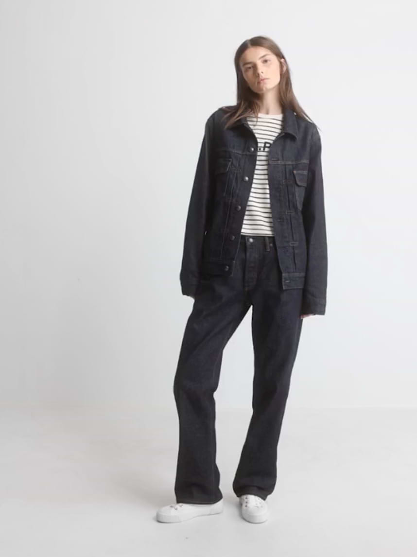 Gap × A.P.C. Lined Japanese Denim Jacket | Gap