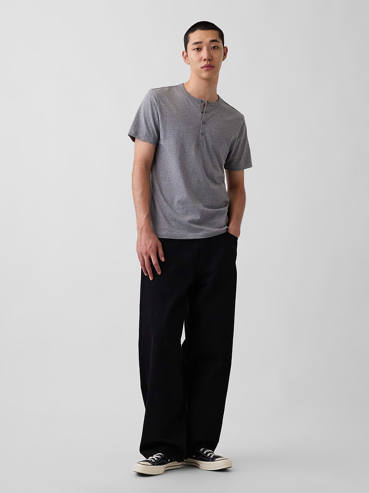 Image 2 of 5, Henley T-Shirt
