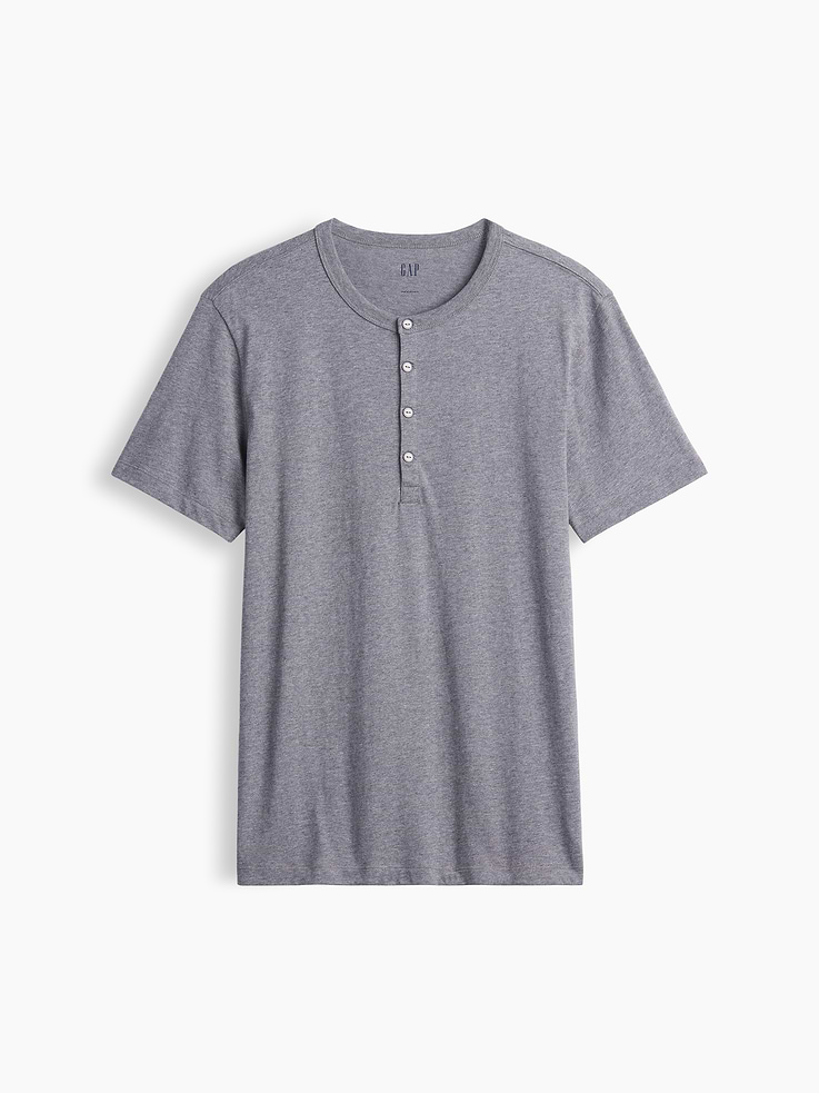 Image 5 of 5, Henley T-Shirt