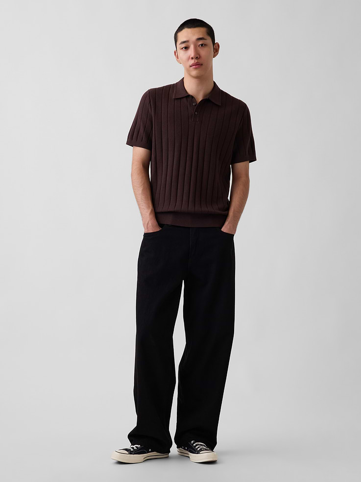 Image 2 of 5, Polo Sweater Shirt