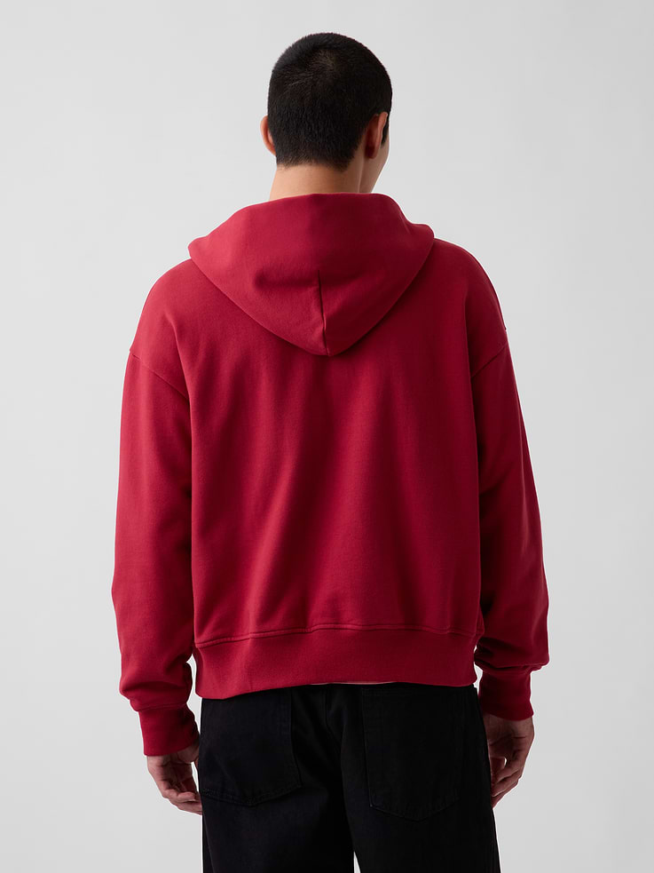 Image 3 of 5, Adult Heavyweight Oversized Zip Hoodie