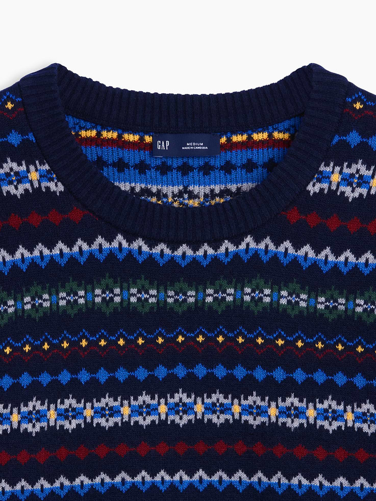 Image 4 of 5, CashSoft Crew Sweater