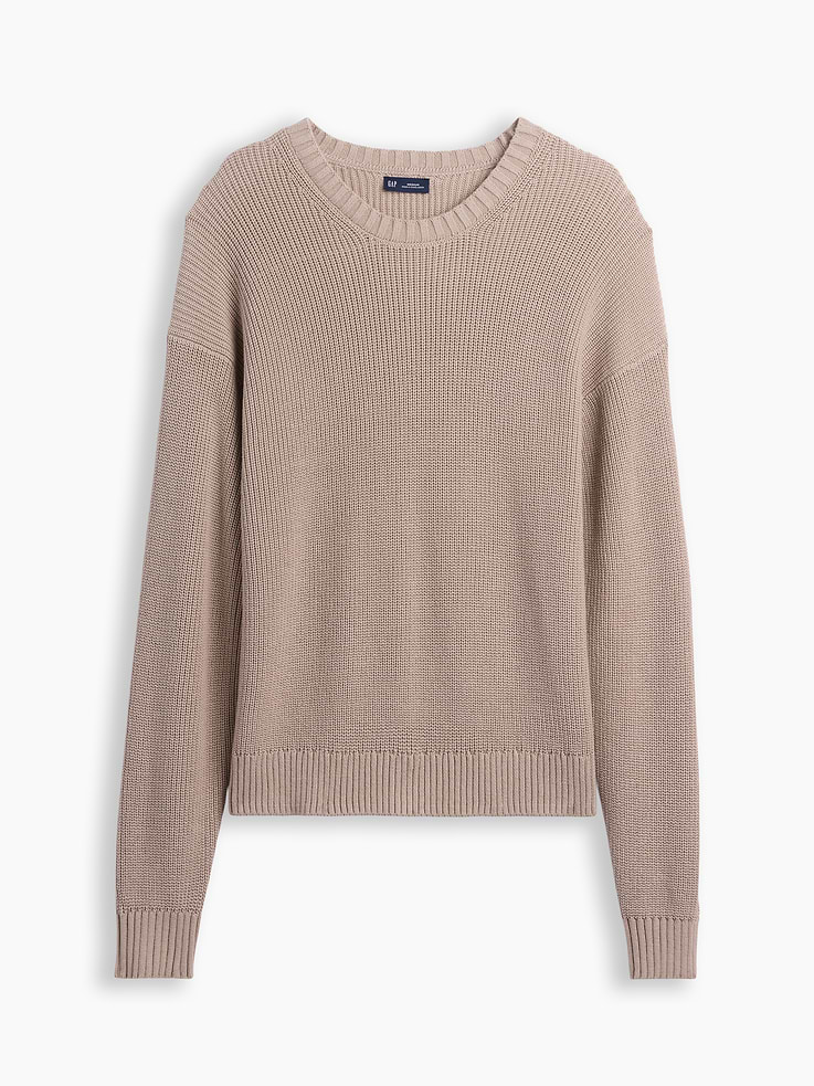 Image 5 of 5, Relaxed Shaker Sweater