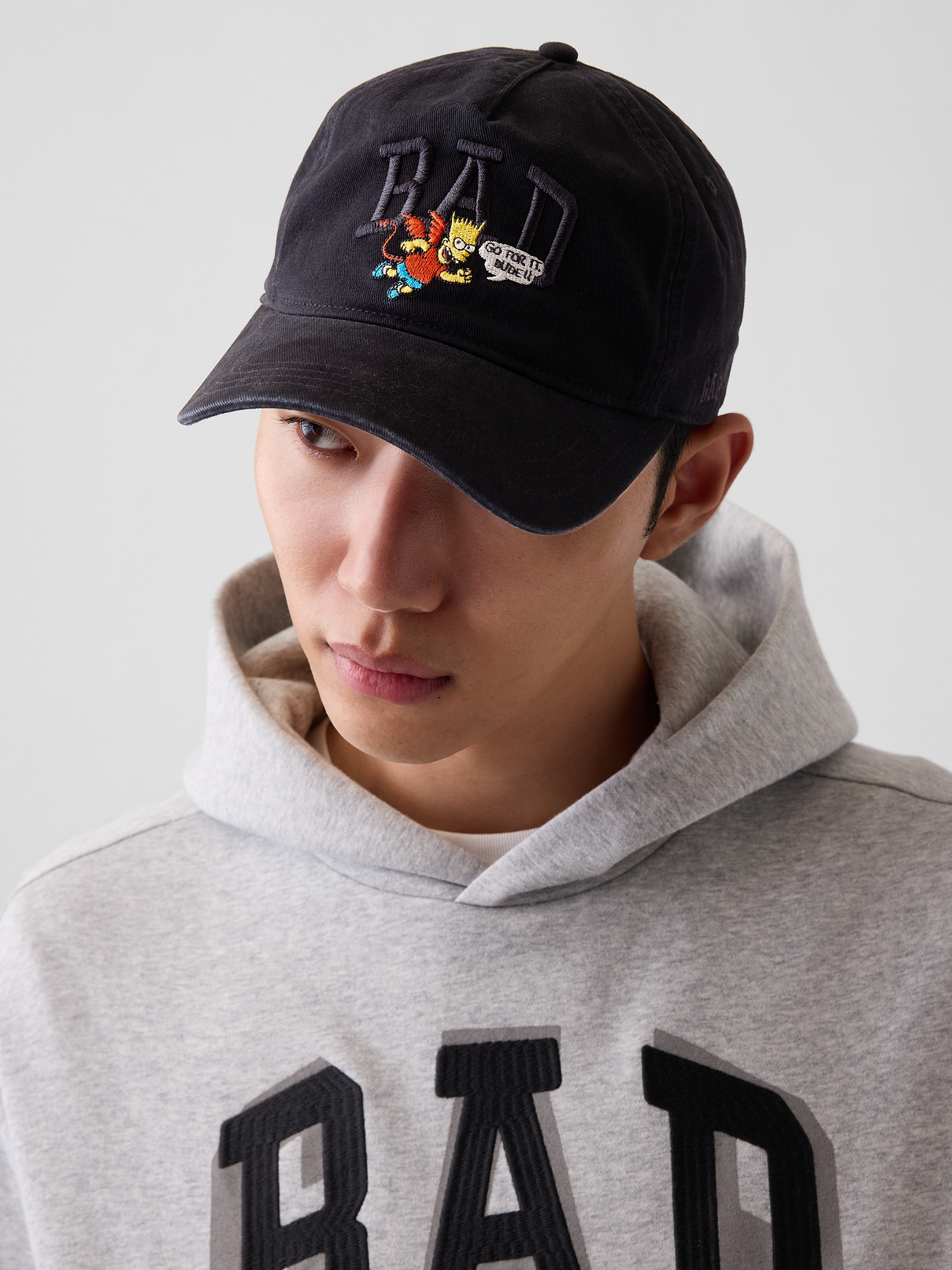 The Simpsons BAD Logo Baseball Hat