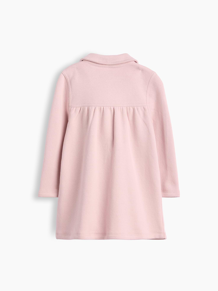 Image 3 of 3, Baby & Toddler Heart-Pocket Sweatshirt Dress