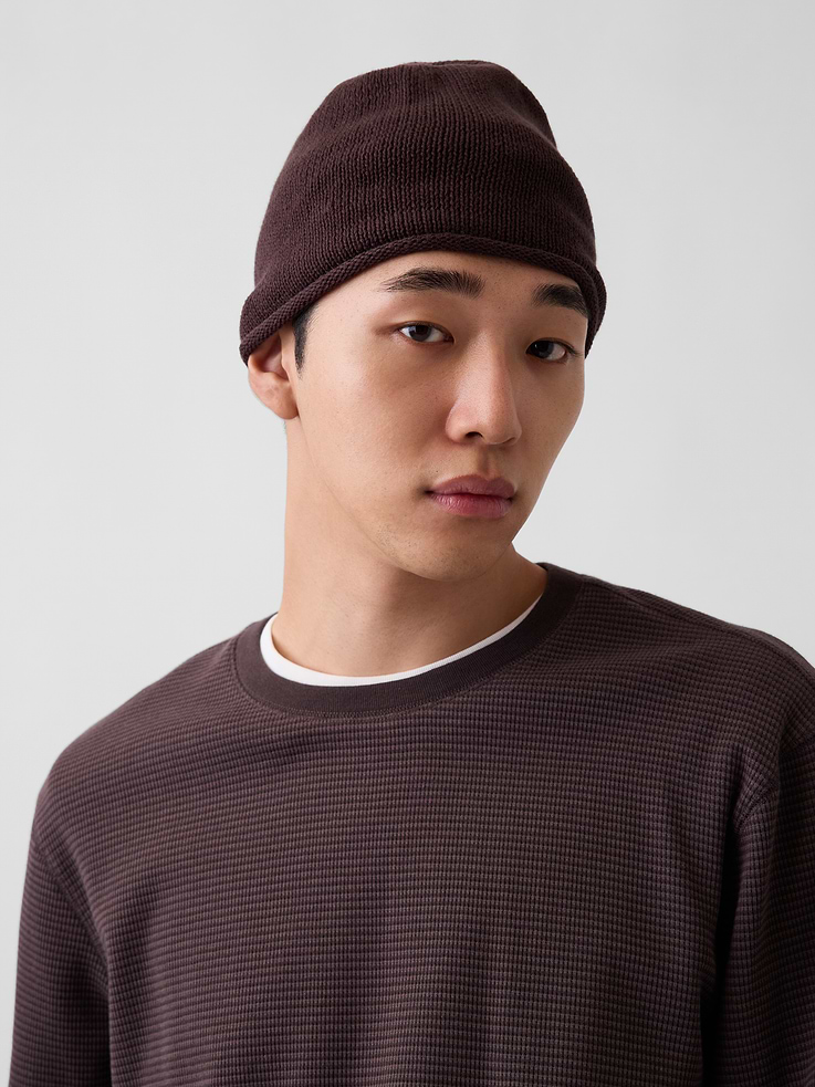 Image 2 of 3, 100% Cotton Beanie