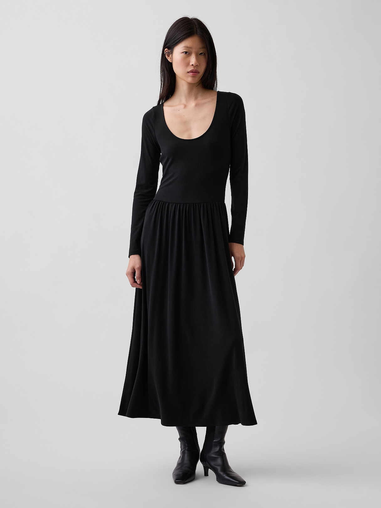 Drop-Waist Maxi Dress | Gap