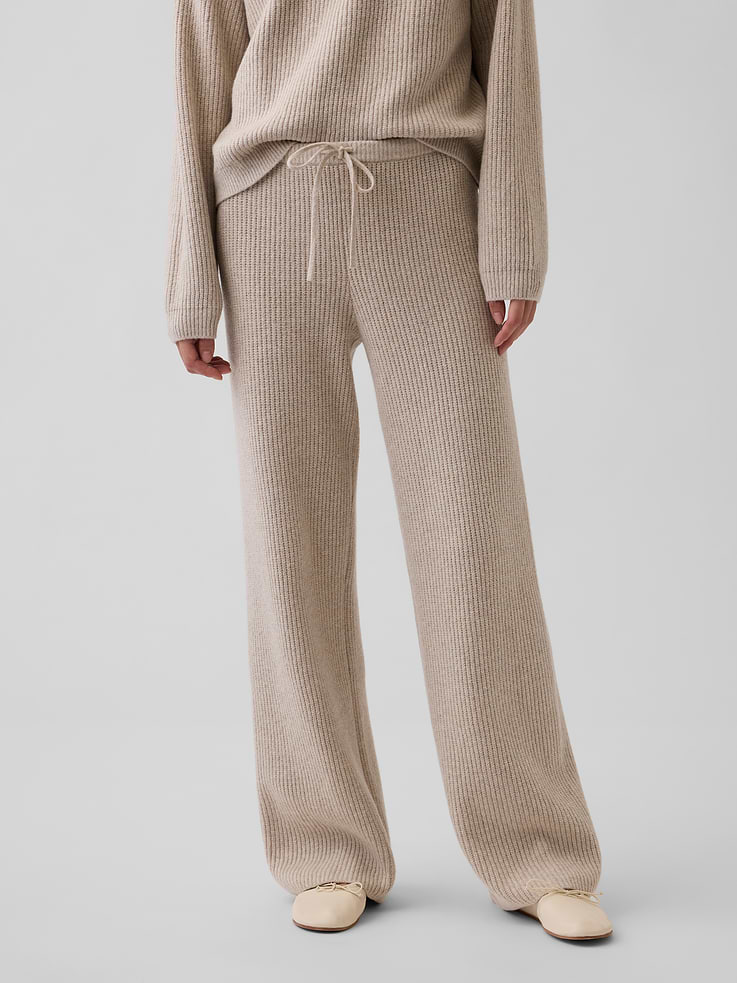 Image 2 of 6, CashSoft Loose Shaker Sweater Pants