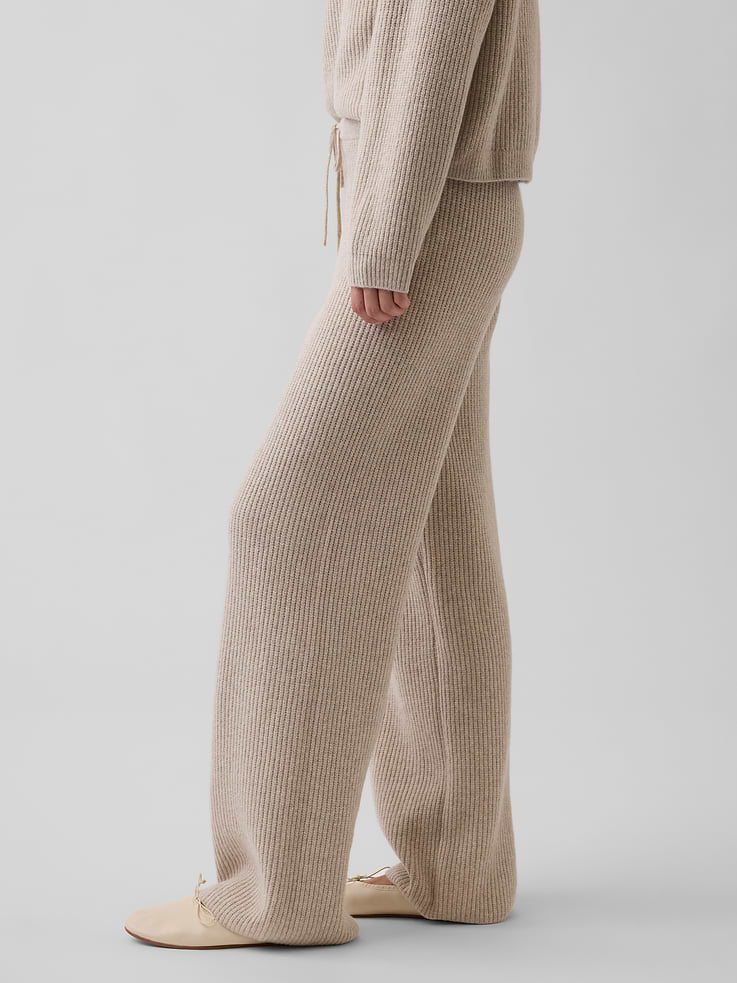Image 3 of 6, CashSoft Loose Shaker Sweater Pants