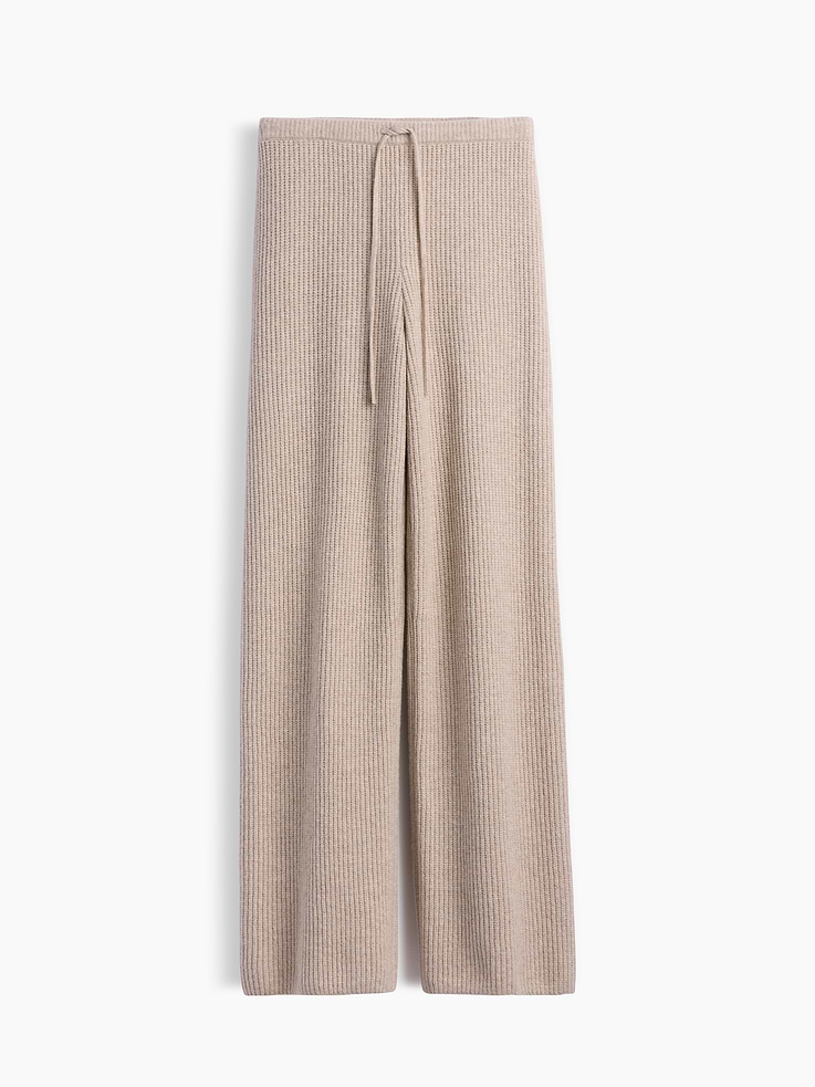 Image 6 of 6, CashSoft Loose Shaker Sweater Pants