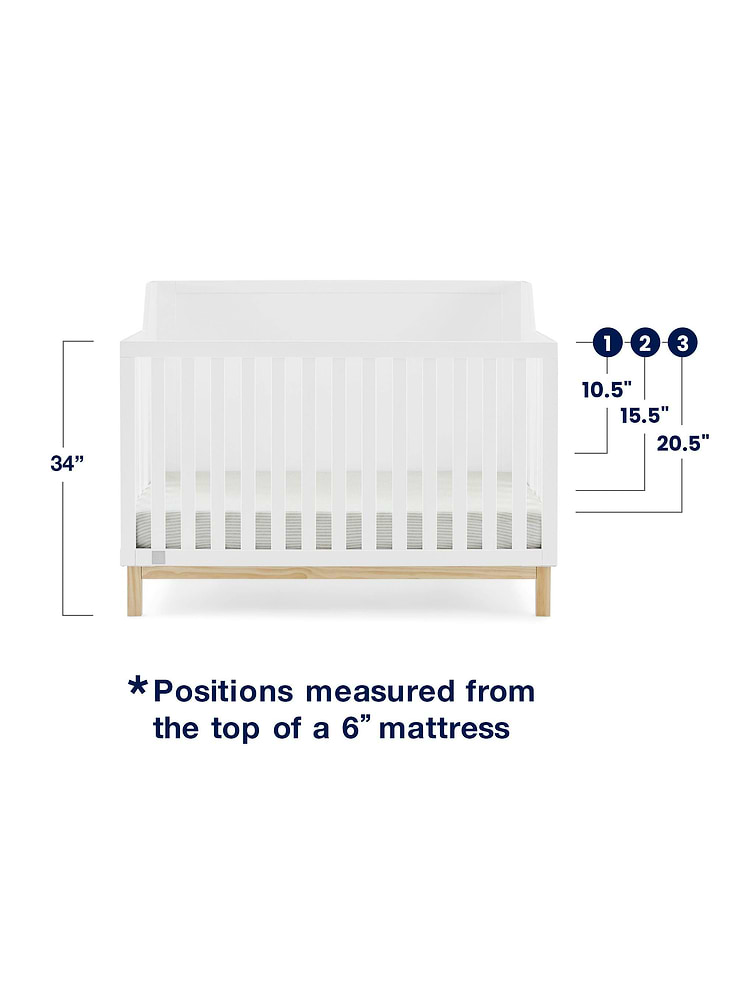 Image 6 of 6, babyGap Oxford Convertible Crib