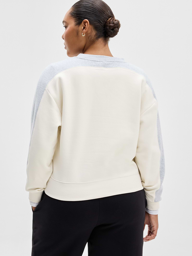Image 3 of 5, Forever Fleece V-Neck Sweatshirt