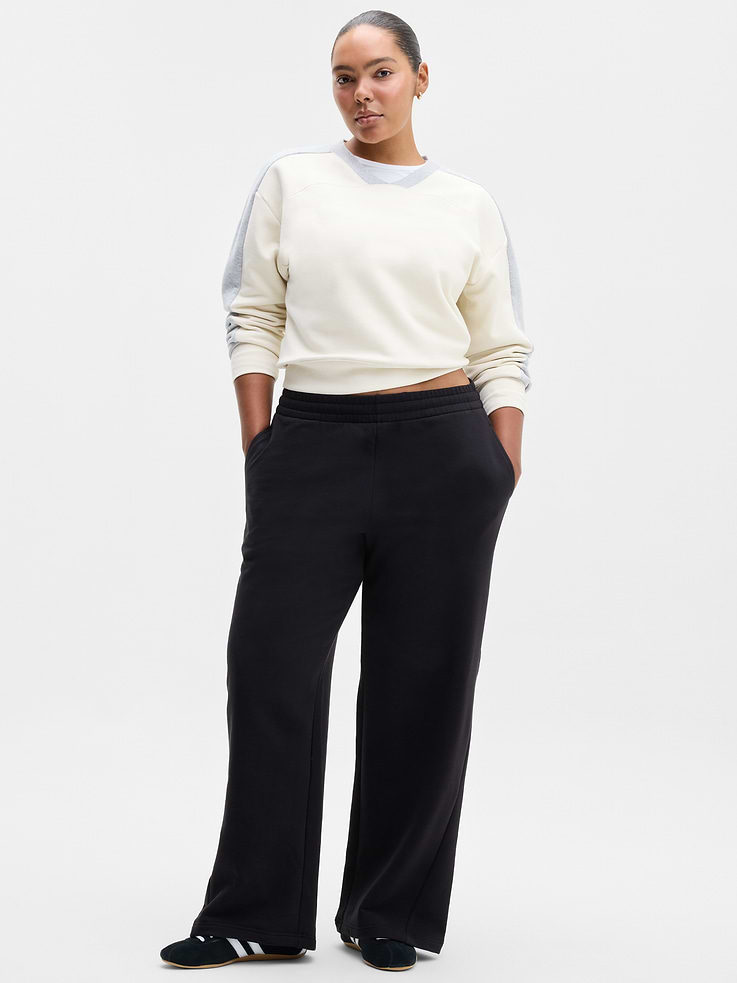 Image 2 of 5, Forever Fleece V-Neck Sweatshirt