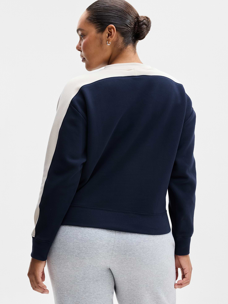 Image 5 of 6, Forever Fleece V-Neck Sweatshirt