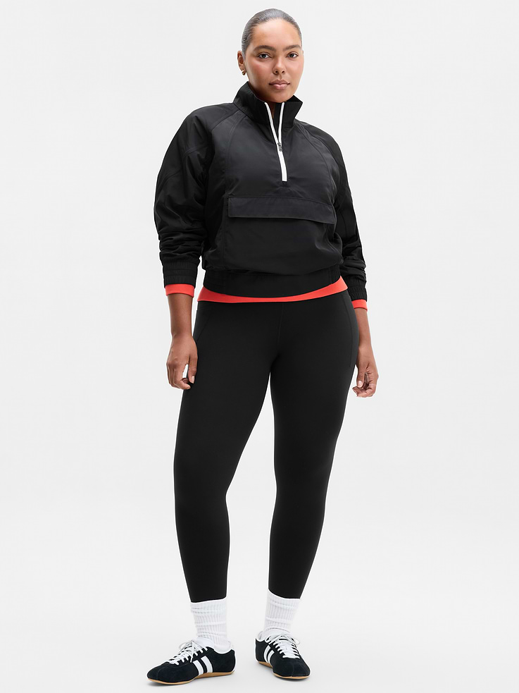 Image 4 of 5, Half Zip Windbreaker