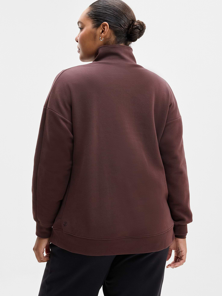 Image 5 of 5, Forever Fleece 1/4 Zip Graphic 001, App exclusive