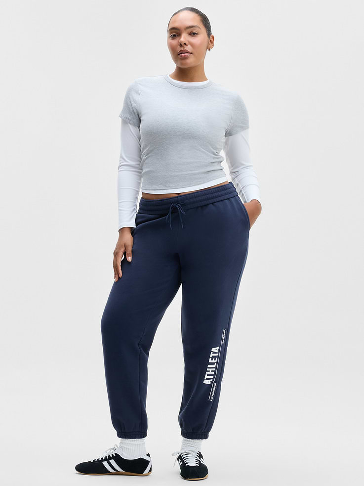 Image 4 of 5, Forever Fleece Jogger Graphic 001, App exclusive