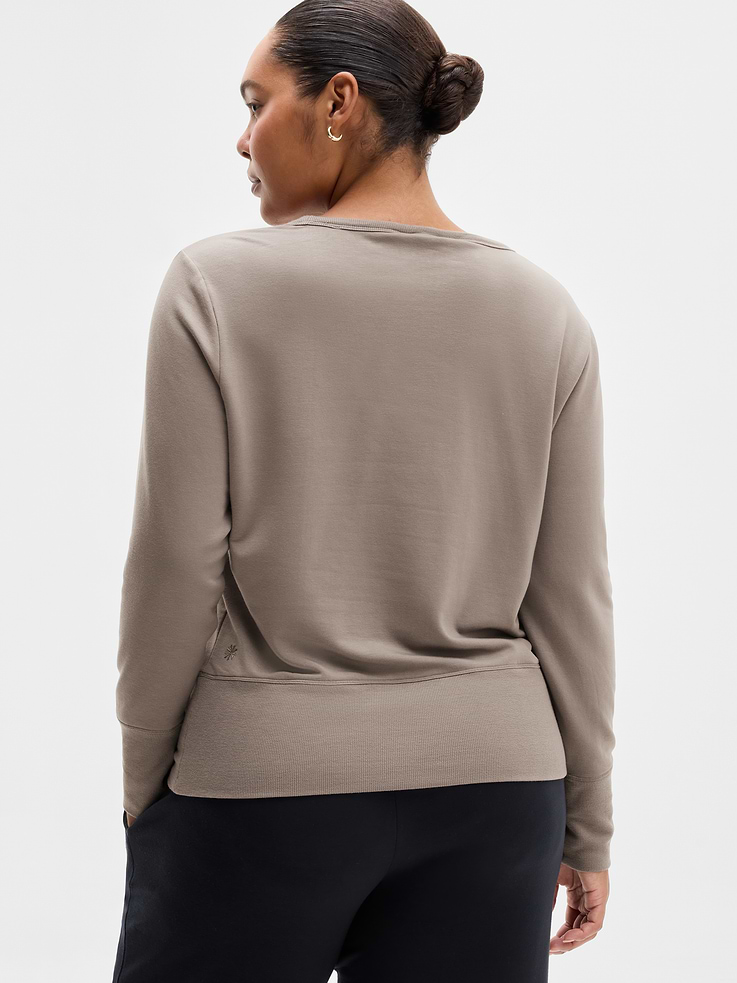 Image 5 of 6, Coaster Luxe V-Neck Sweatshirt