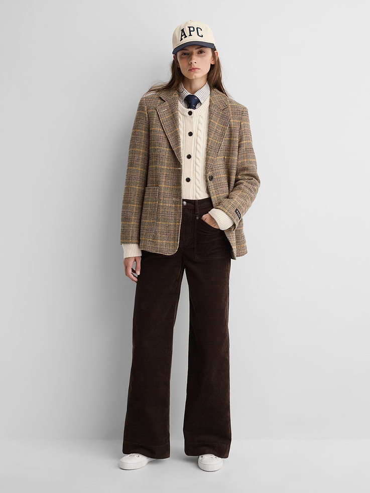 Image 2 of 9, Gap × A.P.C. Wool-Blend Relaxed Blazer, Cardmember Early Access