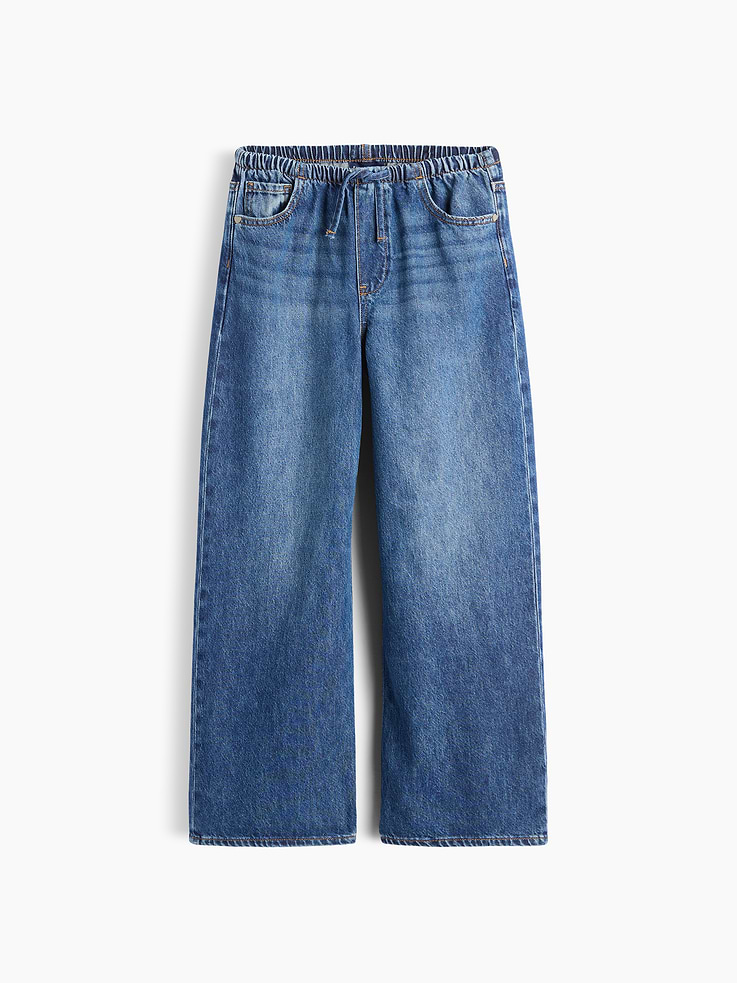 Image 2 of 3, Kids Low Rise Stride Easy Wide-Leg Jeans