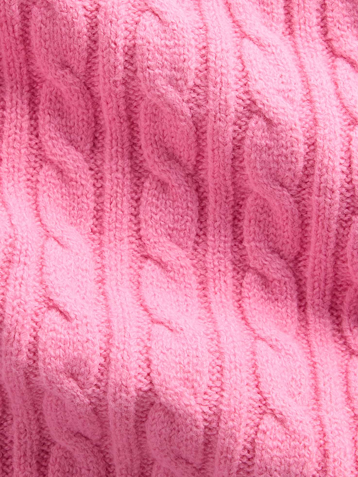 Image 4 of 4, Baby & Toddler CashSoft Cable-Knit Wide-Leg Pants