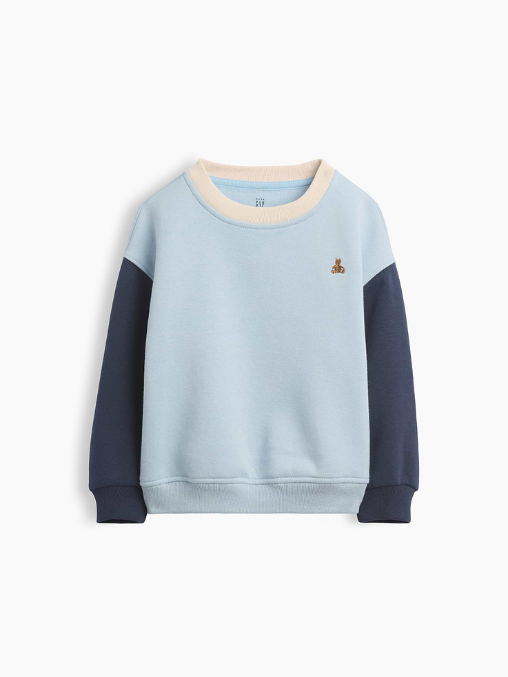 Image 2 of 4, Baby & Toddler VintageSoft Colorblock Sweatshirt