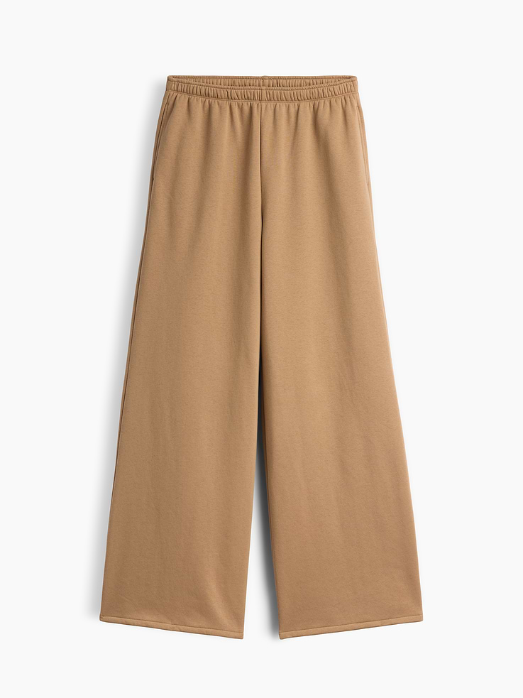 Image 2 of 2, VintageSoft Baggy Wide-Leg Sweatpants
