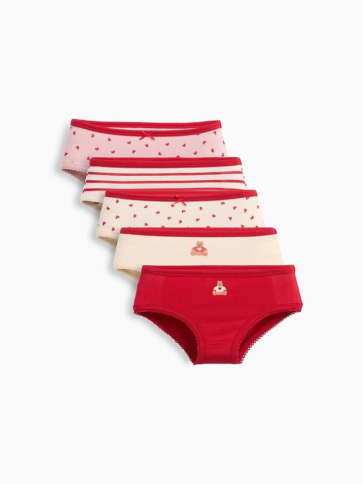 Image 1 of 2, Soft, stretch cotton jersey brief underwear., Elasticized waist and leg openings., Allover print., Made with 95% organically grown cotton, which is grown without the use of synthetic pesticides and fertilizers., This product was made in a factory that invests in gender equity and women’s empowerment through RISE. Learn more at gapinc.com/equity ., Product #915916
