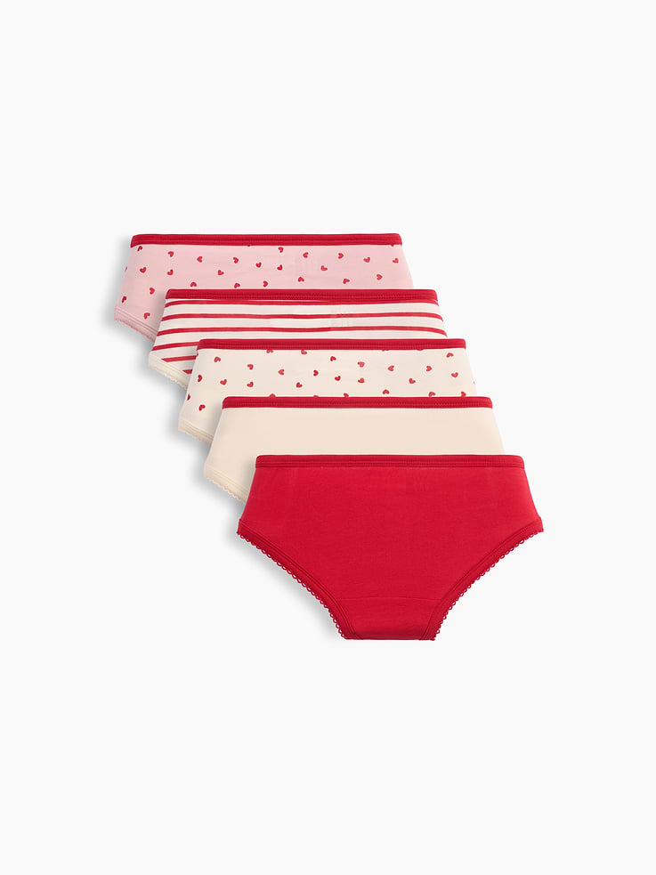 Image 2 of 2, Toddler Organic Stretch Cotton Print Briefs (5-Pack)