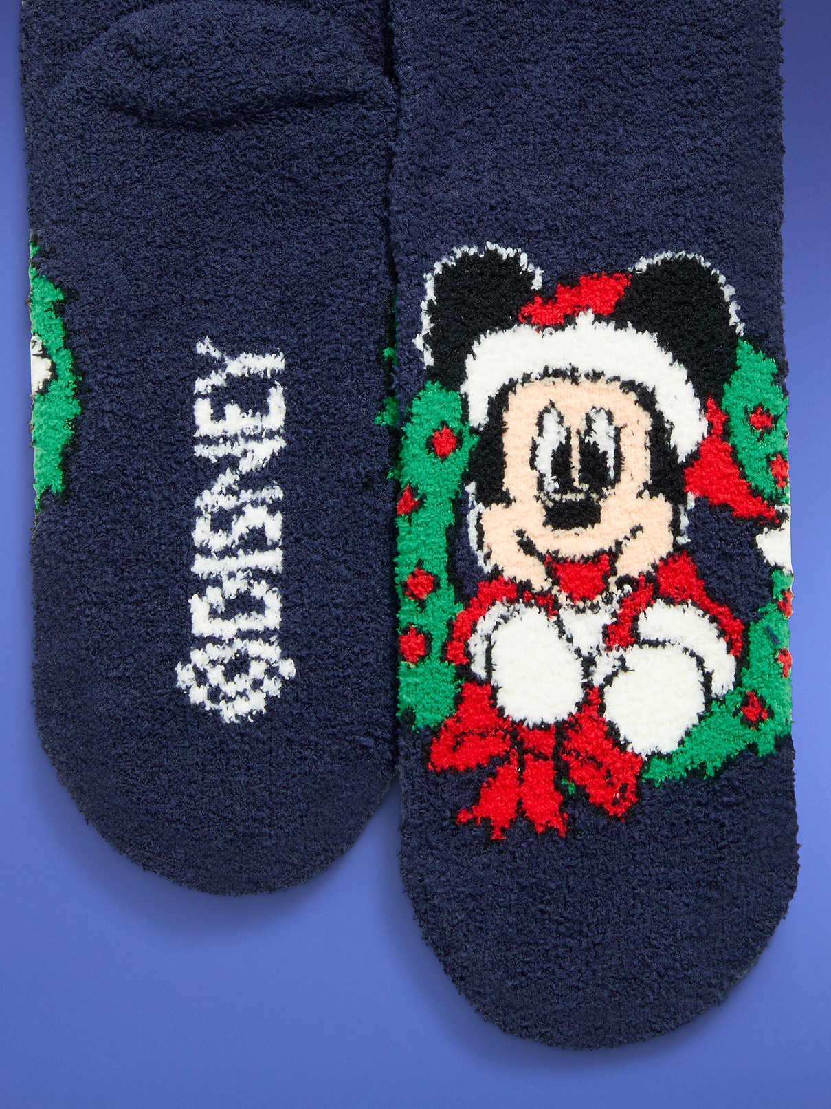 Image 2 of 2, Old Navy x Disney Cozy Crew Socks for Men
