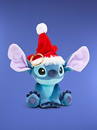 Image 1 of 2, detailed plush velvet sculpting, embroidered features, split key ring, lobster claw clasp, ©Disney, Product #909623
