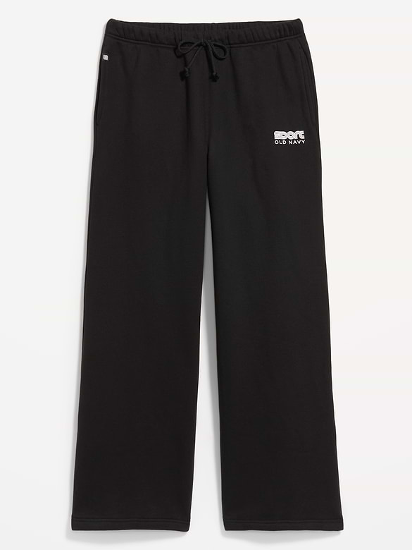 High-Waisted Baseline Fleece Wide-Leg Sweatpants