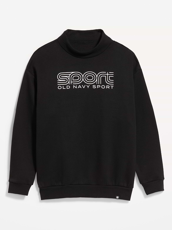 Baseline Fleece Mock-Neck Sweater