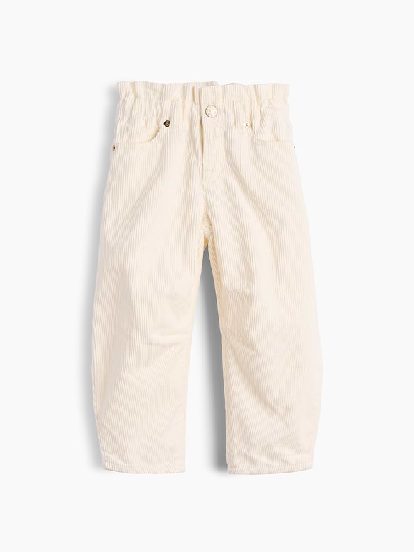 Baby & Toddler Corduroy Eyelet-Hem Horseshoe Pants