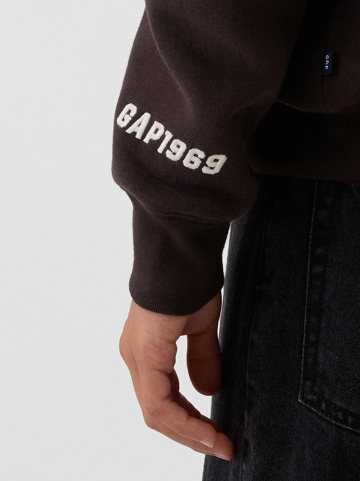 Image 8 of 8, Kids VintageSoft Quarter-Zip Pullover