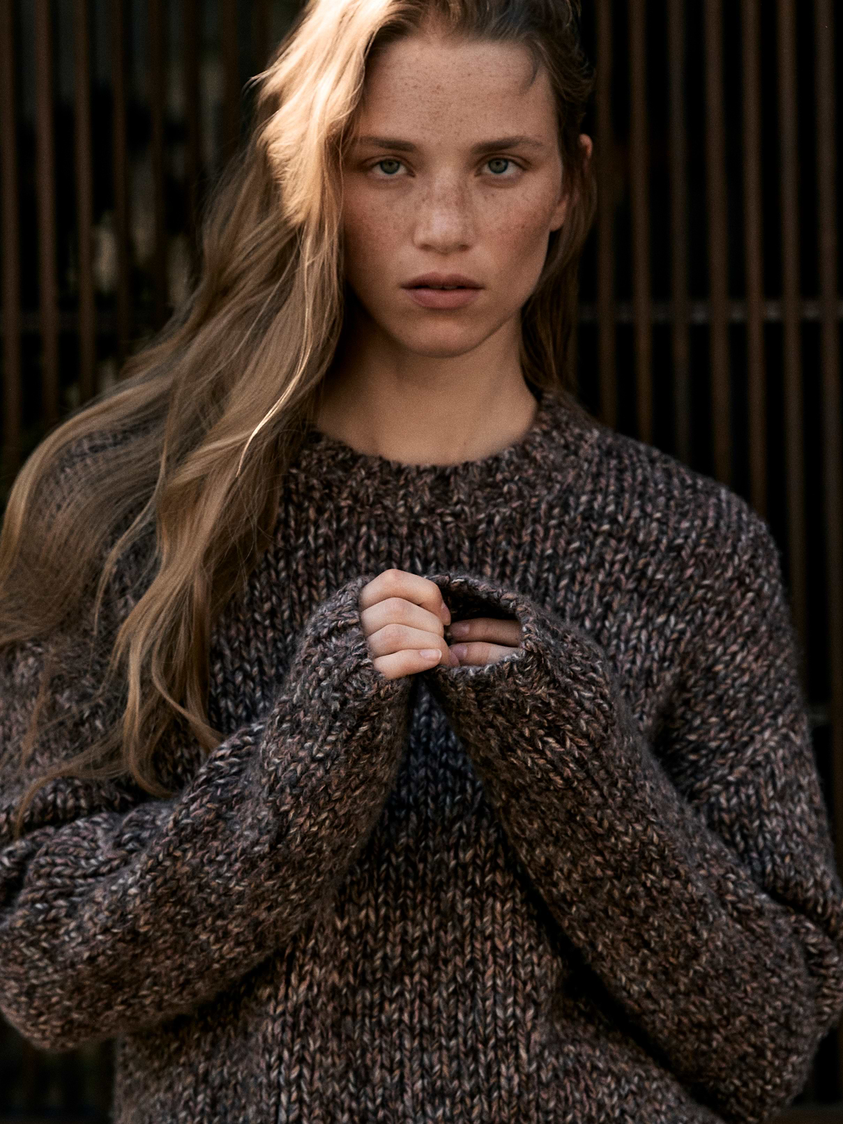 Merino-Cashmere Crew-Neck Sweater