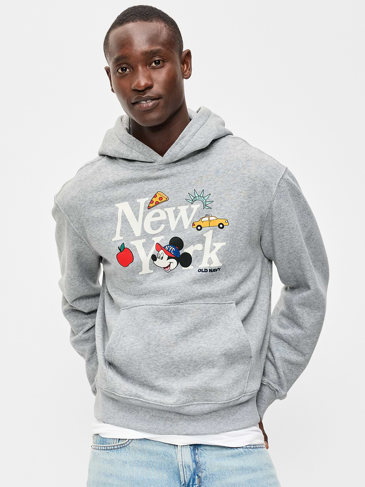 Image 1 of 4, built-in hood, long sleeves, kangaroo pocket, licensed graphic, rib-knit trim, pullover style, ©Disney, Product #1182209