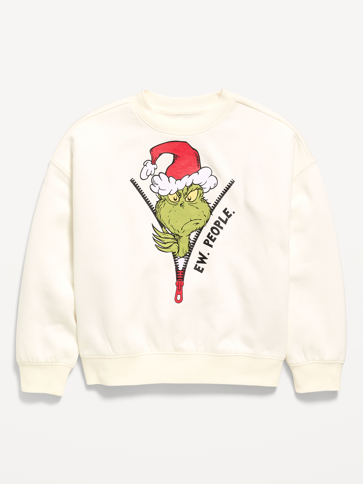 Image 2 of 3, Dr. Seuss™ Grinch Tunic Sweatshirt for Girls