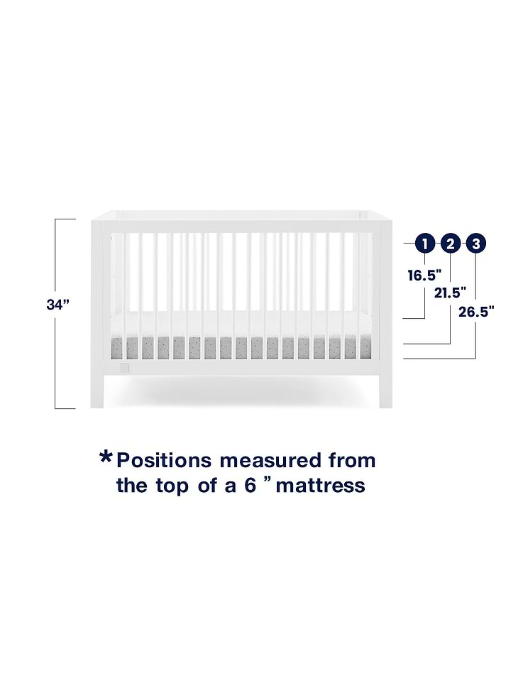 Image 6 of 7, babyGap Charlie Convertible Crib