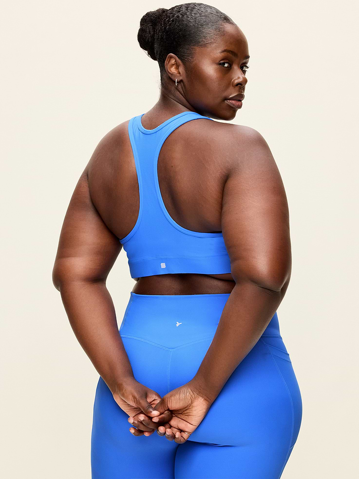 Image 7 of 8, Medium Support PowerSoft Racerback Sports Bra