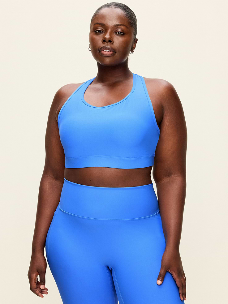 Image 6 of 8, Medium Support PowerSoft Racerback Sports Bra