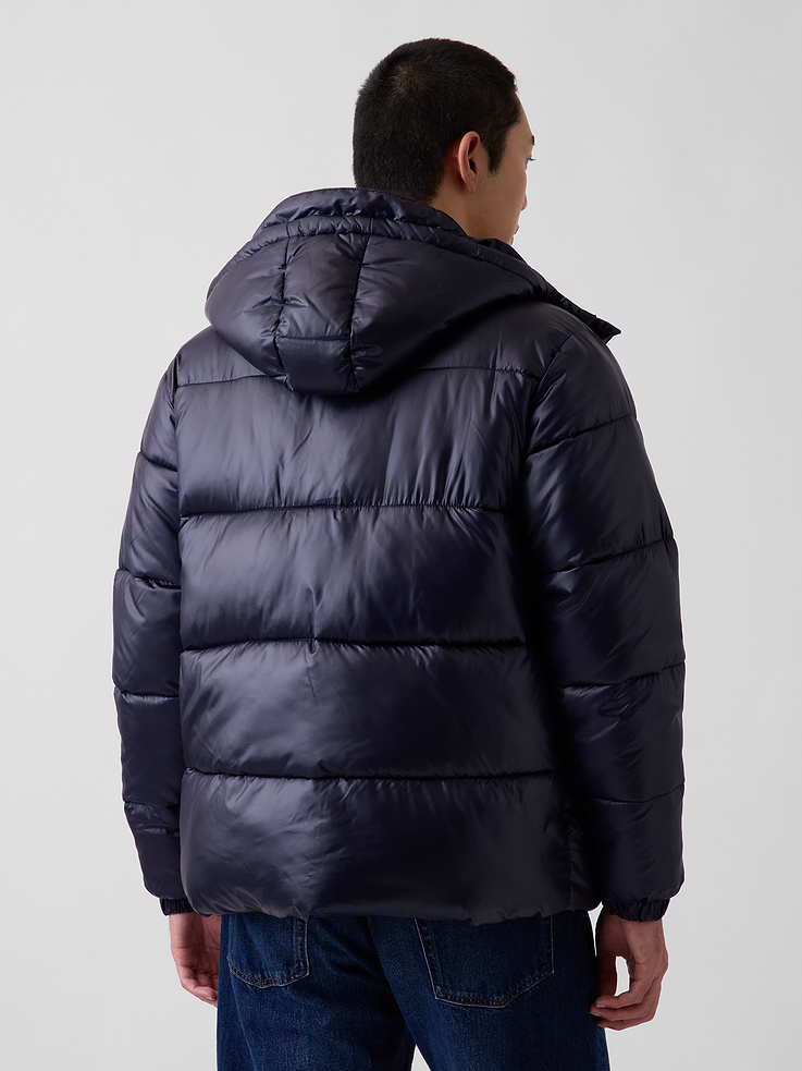 Image 3 of 6, Recycled Heavyweight Puffer Jacket