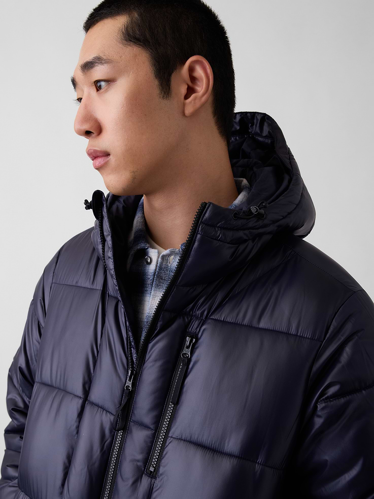 Image 4 of 6, Recycled Heavyweight Puffer Jacket