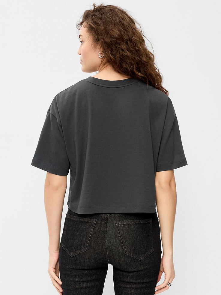 Image 3 of 9, Embellished EveryWear Crew-Neck T-Shirt