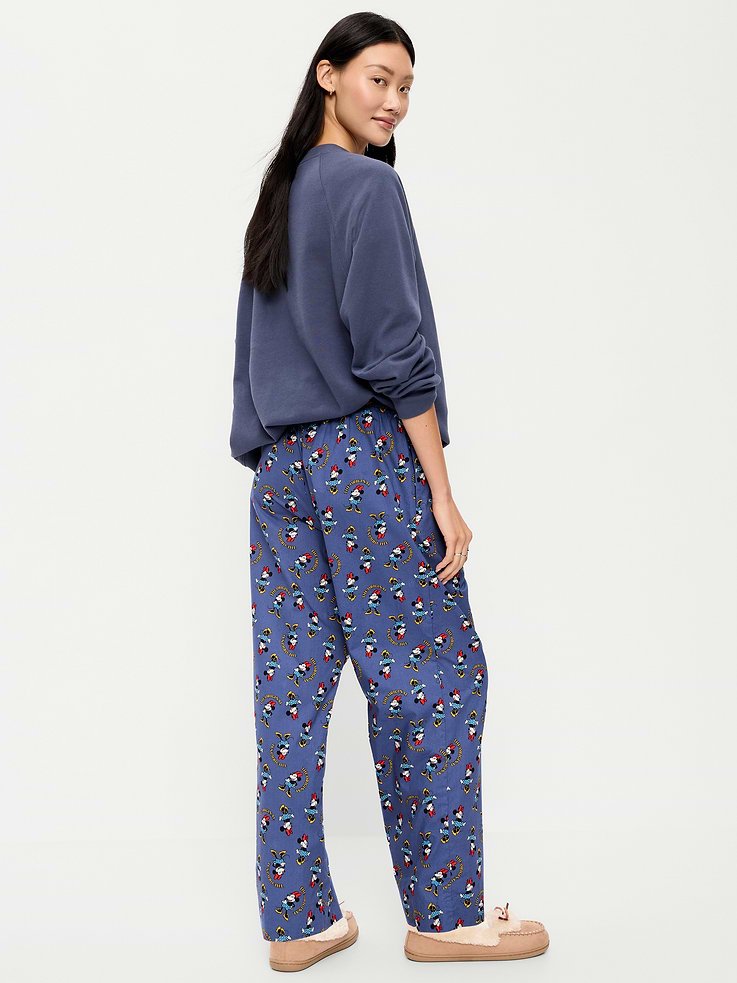 Image 3 of 4, Old Navy x Disney Poplin Pajama Pants for Women