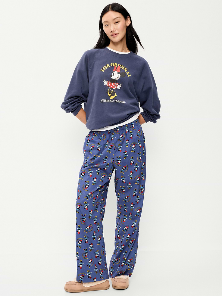 Image 2 of 4, Old Navy x Disney Poplin Pajama Pants for Women
