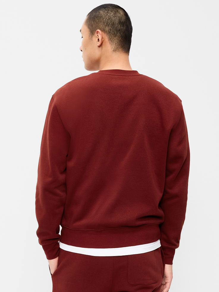 Image 2 of 4, Oversized Logo Graphic Crew-Neck Sweatshirt