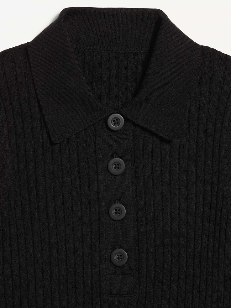 Image 5 of 5, Short-Sleeve Ribbed Polo